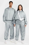Nike X Jacquemus Water Repellent Track Jacket In Particle Grey/white