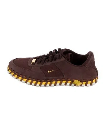 Pre-owned Nike X Jacquemus Wnjiq20870 'earth' Sneakers In Brown