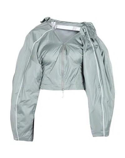 Nike X Jacquemus Woman Jacket Grey Size S Nylon In Gray