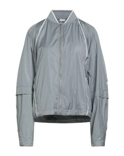 Nike X Jacquemus Woman Jacket Grey Size Xl Nylon In Gray