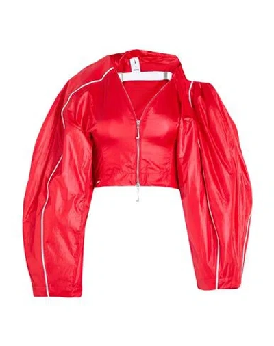 Nike X Jacquemus Woman Jacket Tomato Red Size Xxs Nylon