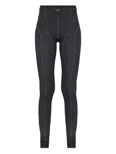 Nike X Knwls Cut-out Ribbed Leggings In Black