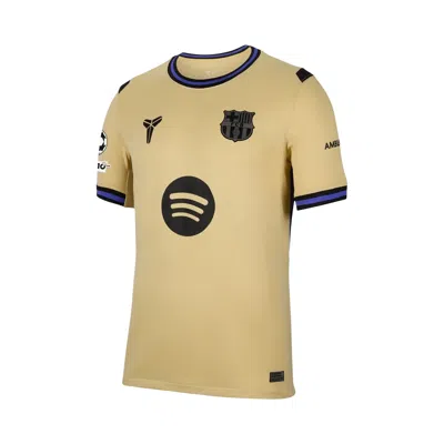 Pre-owned Nike X Kobe F.c. Barcelona 2025/26 Stadium Away Jersey 'team Gold/team Gold/persian Violet/black' |  In Yellow