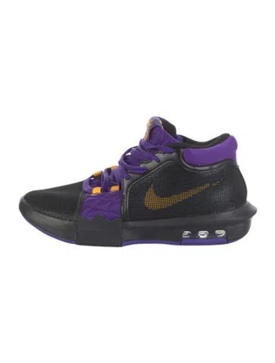Pre-owned Nike X Lebron Mesh Colorblock Pattern Sneakers In Blue