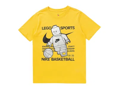 Pre-owned Nike X Lego Little Kids Collection T-shirt In Tour Yellow