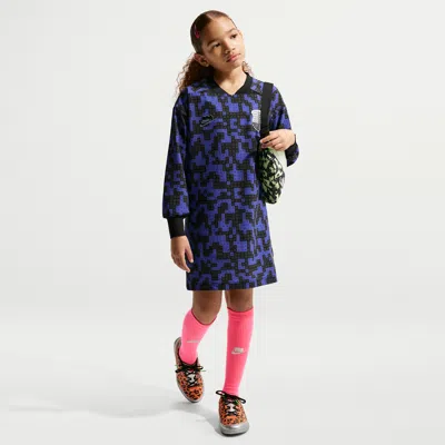 Nike X Legoâ® Collection Big Kids' Jersey Dress In Black