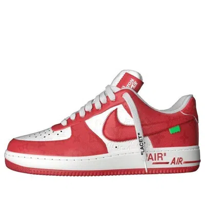 Nike X Louis Vuitton Lv Air Force 1 Low  'red White'