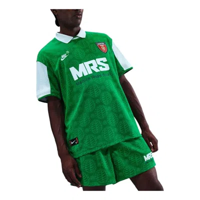 Nike X Martine Rose Football Shirt 'green' In Gray