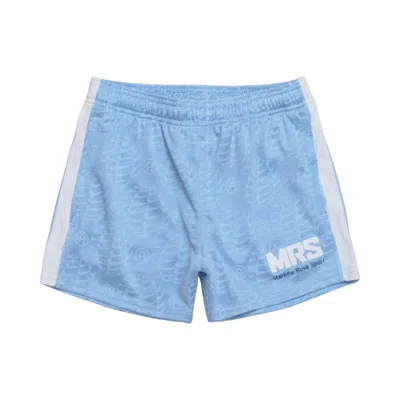 Pre-owned Nike X Martine Rose Football Shorts 'psychic Blue/white' | Men's Size L