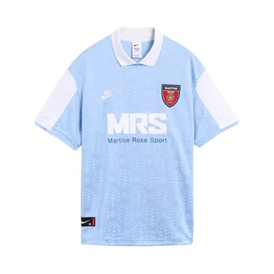 Pre-owned Nike X Martine Rose Jersey 'psychic Blue/white' | Men's Size L