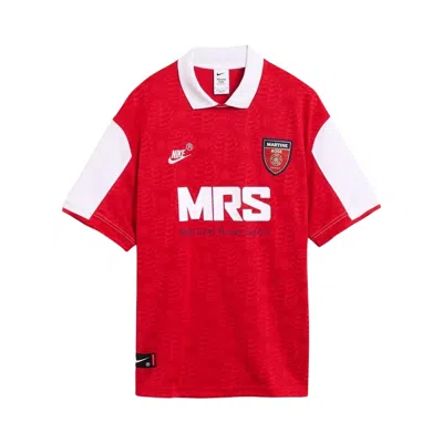 Pre-owned Nike X Martine Rose Jersey 'university Red/white' | Men's Size M