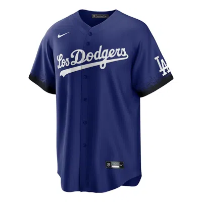 NIKE NIKE X MLB LOS ANGELES DODGERS CITY CONNECT REPLICA BASEBALL JERSEY 'ROYAL'