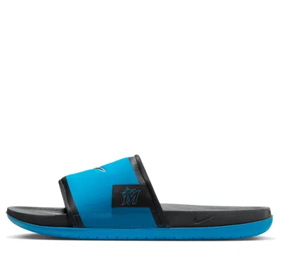 Nike X Mlb X Offcourt Slide 'miami Marlins 2025' In Blue