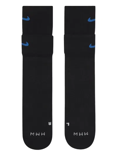 Nike X Mmw Logo-detail Socks In Black
