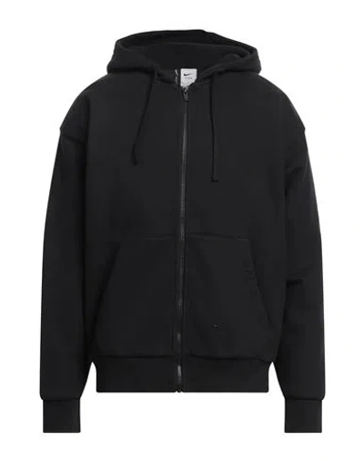 Nike X Mmw Man Sweatshirt Black Size Xl Cotton, Polyester