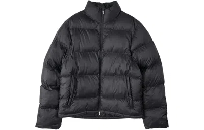 Pre-owned Nike X Mmw Solid Color Stand Collar Zip-up Long Sleeve Jacket - Dr5359-010 In Black