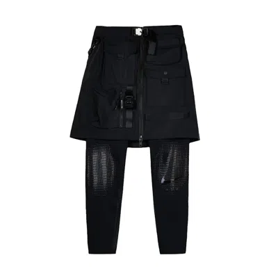 Pre-owned Nike X Mmw Women's 2 In 1 Skirt In Black