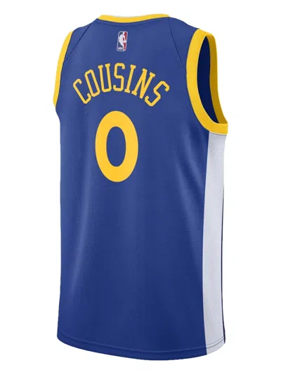 Nike X Nba Golden State Warriors Demarcus Cousins Jersey In Blue