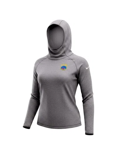 Nike X Nba Golden State Warriors Element Hoodie In Gray