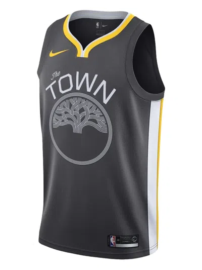 Nike X Nba Golden State Warriors Jersey In Gray