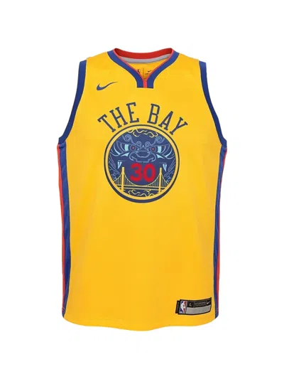Nike X Nba Golden State Warriors Stephen Curry Graphic Vest In Yellow