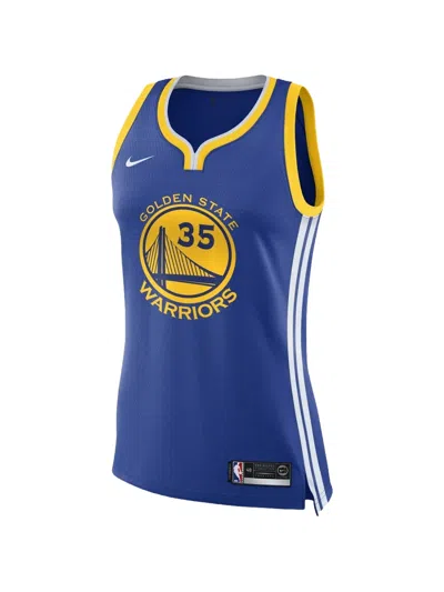 Nike X Nba Golden State Warriors Stephen Curry Trikot In Blue
