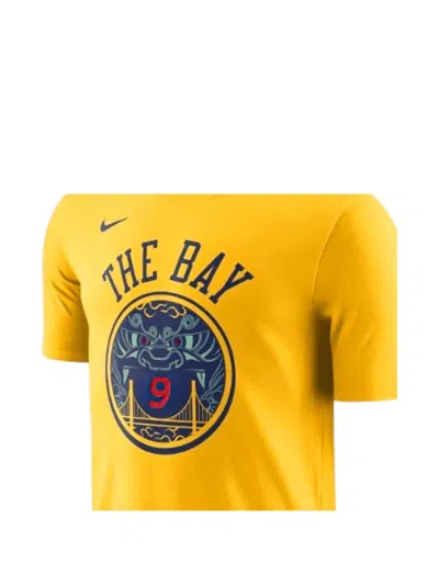 Nike X Nba Golden State Warriors The Bay Iguodala T-shirt In Yellow