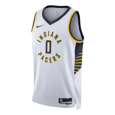 NIKE NIKE X NBA INDIANA PACERS DRI-FIT SWINGMAN JERSEY 'TYRESE HALIBURTON 0'
