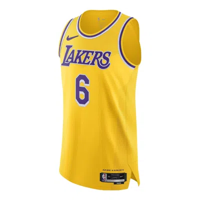 NIKE NIKE X NBA LAKERS LEBRON JAMES JERSEYS 'YELLOW'