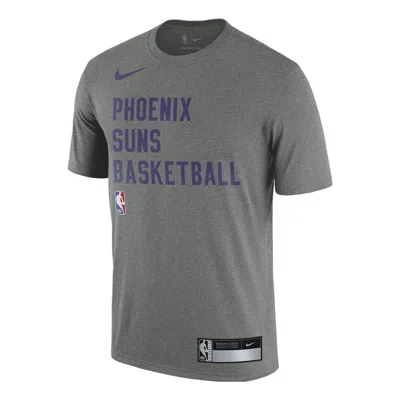 NIKE NIKE X NBA PHOENIX SUNS DRI-FIT PRACTICE T-SHIRT 'GREY'