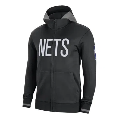 Nike X Nba Showtime Jacket 'brooklyn Nets' In Black