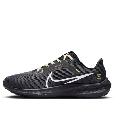 Nike X Nfl Air Zoom Pegasus 40 'new Orleans Saints' In Black