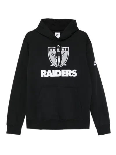 Nike X Nfl Las Vegas Raiders Logo-print Hoodie In Black