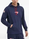 Nike X Nfl New England Patriots Logo-patch Hoodie In Blue