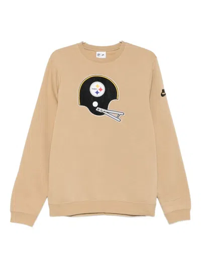 Nike X Nfl Pittsburgh Steelers Sweatshirt In Neutral