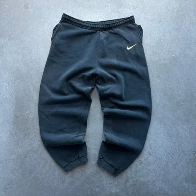 Pre-owned Nike X Nike Acg Crazy Vintage Nike Sweatpants Faded Grunge Skater Essential In Black