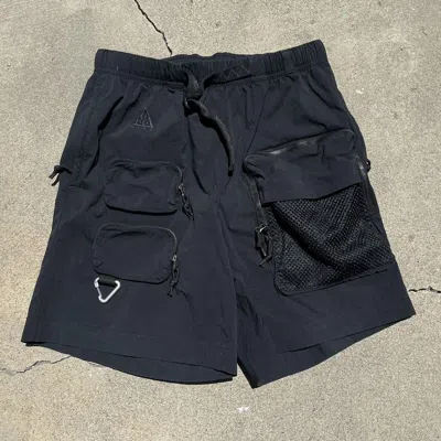 Pre-owned Nike X Nike Acg Nike Acg Cargo Shorts In Black