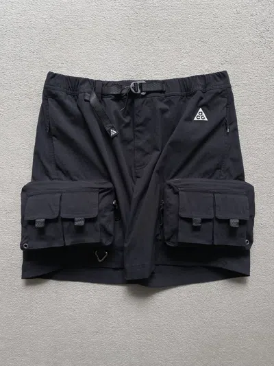 Pre-owned Nike X Nike Acg Nike Acg Cargo Shorts In Black