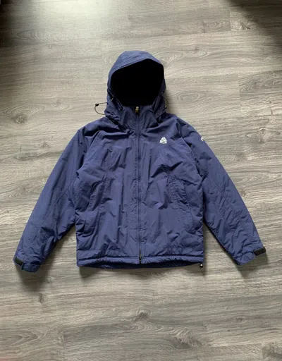 Pre-owned Nike X Nike Acg Nike Acg Storm-fit 3 Outer Layer Couche Externe Man Jacket S In Navy Blue
