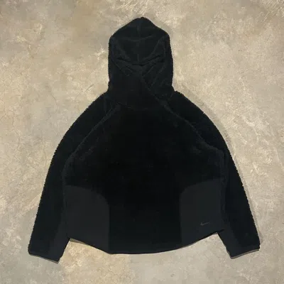Pre-owned Nike X Nike Acg Nike Sherpa Deep Pile Ninja Fleece Pullover Hoodie In Black
