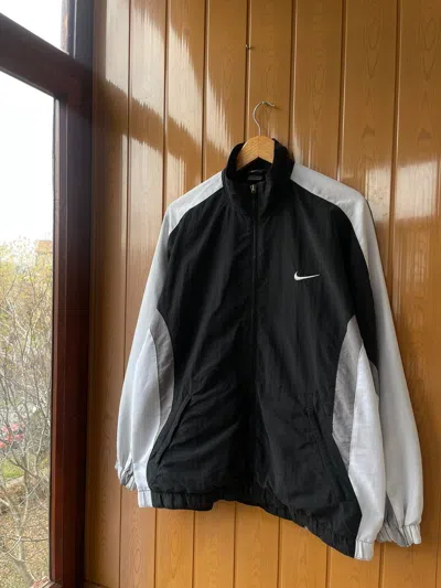 Pre-owned Nike X Nike Acg Vintage Nike Jacket Y2k Big Swoosh In Black