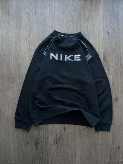 Pre-owned Nike X Nike Acg Vintage Sweatshirt Nike Black Center Logo Y2k