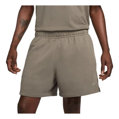 Nike X Nocta Cardinal Fleece Shorts 'olive Grey' In Brown