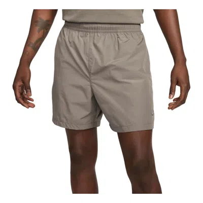 Nike X Nocta Cardinal Nylon Shorts 'olive Grey' In Gray