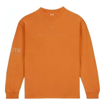 Nike X Nocta Drake 8k Peaks Long-sleeve Mock Neck 'orange'