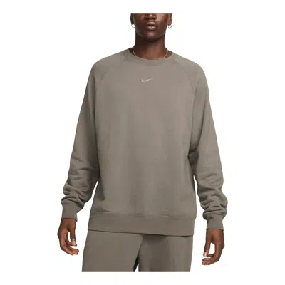 Nike X Nocta Fleece Cs Crewneck Sweatshirt 'olive Grey' In Gray