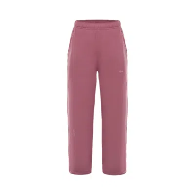 Pre-owned Nike X Nocta Fleece Cs Open Hem Sweatpant 'desert Berry' | Pink | Men's Size S