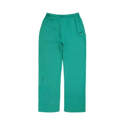 Pre-owned Nike X Nocta Fleece Cs Open Hem Sweatpant 'neptune Green' | Men's Size S
