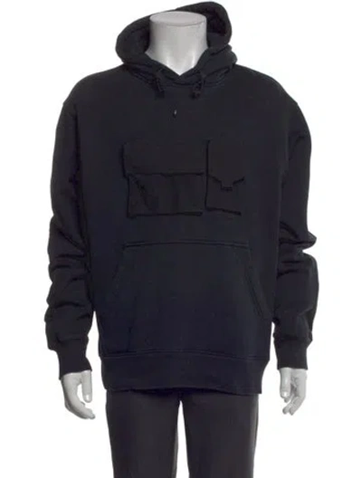 Pre-owned Nike X Nocta Graphic Print Crew Neck Hoodie In Blue