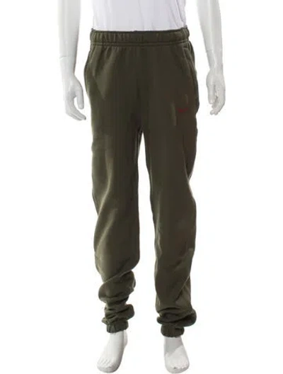 Pre-owned Nike X Nocta Graphic Print Joggers In Green